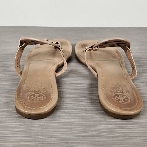 Tory Burch Miller Sandal, Almond Flour Leather, Women’s Size 10 M - Picture 5 of 8